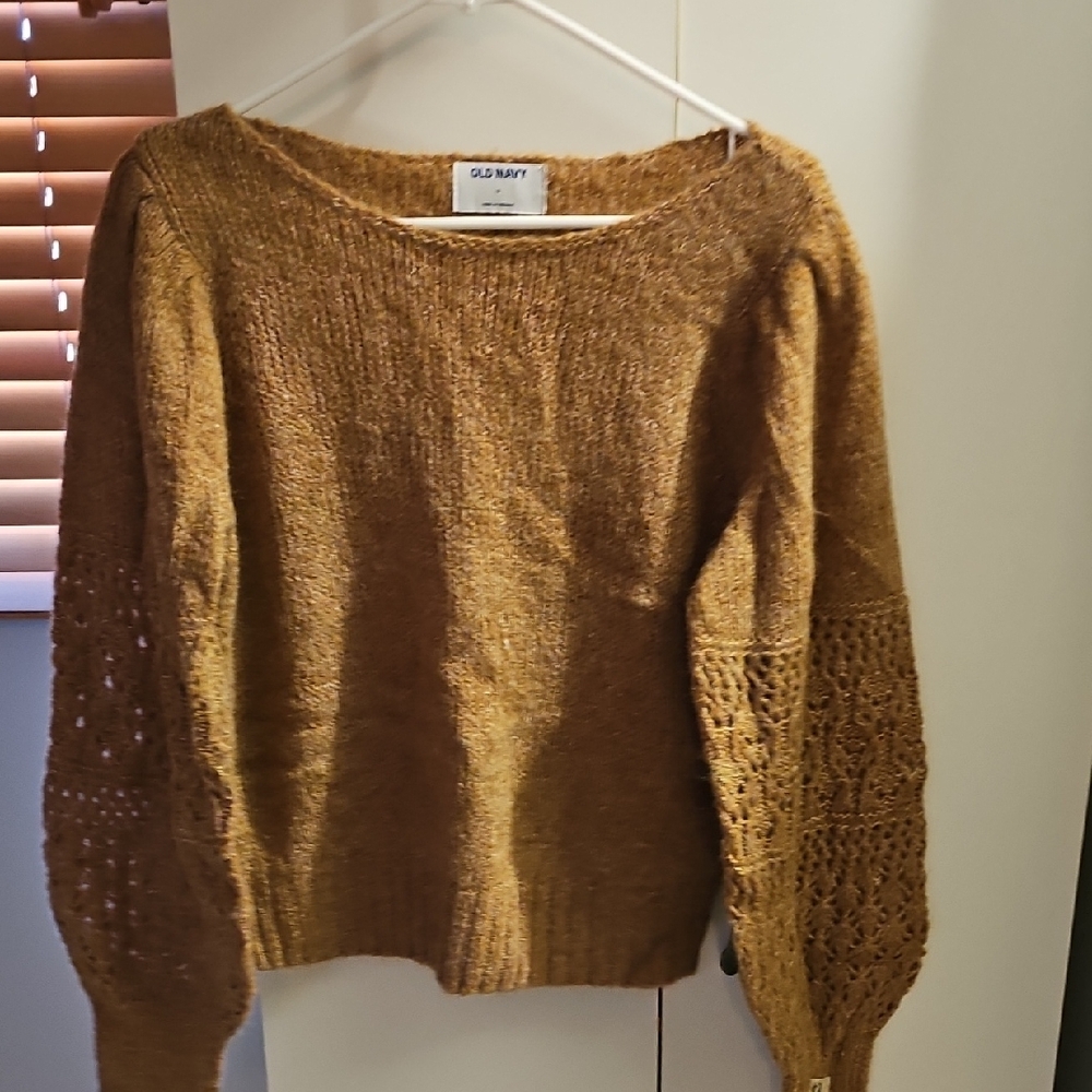 Old Navy Brown Knit Sweater